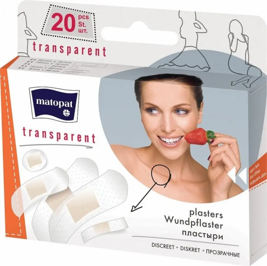 5925_MATOPAT TRANSPARENT NAPLAST 20 KS